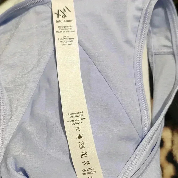 Lululemon Essential Tank. Heathered Iron Purple - Picture 7 of 7